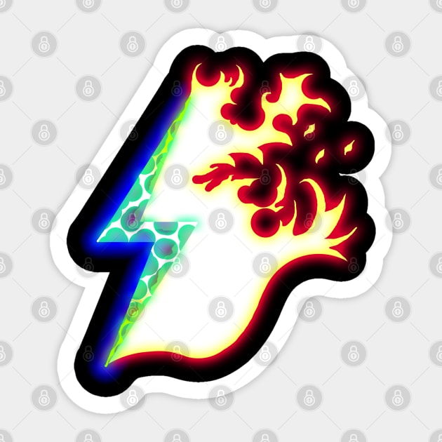 Blazing Soul Sticker by Mizlabeled